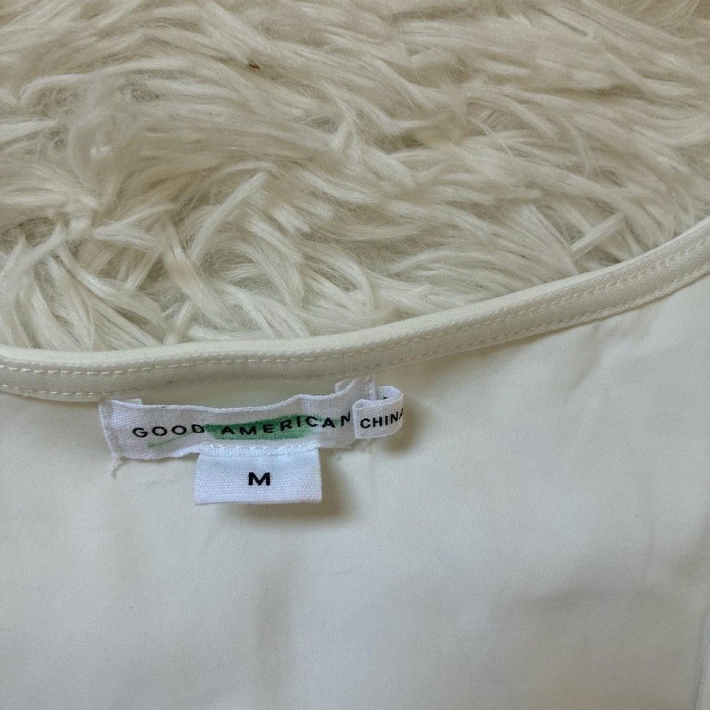 Good American casual athleisure white tank top yoga pilates gym workout Size M - Picture 5 of 6